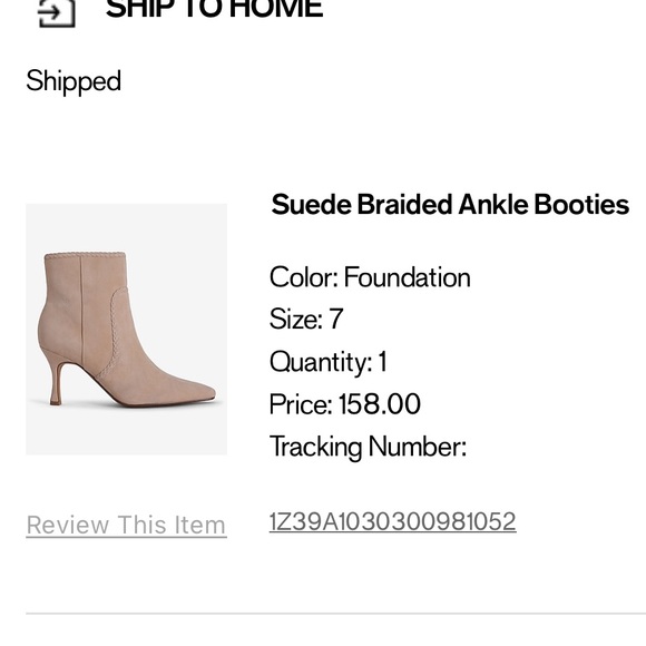 NWT Express Suede Braided Ankle Booties - Picture 6 of 6
